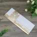 Rectangle Foil Printing Wedding Invitation Vellum Paper Marriage Card Customized 
